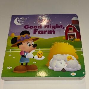 Disney Good Night Farm Book - Purple, Green, Yellow